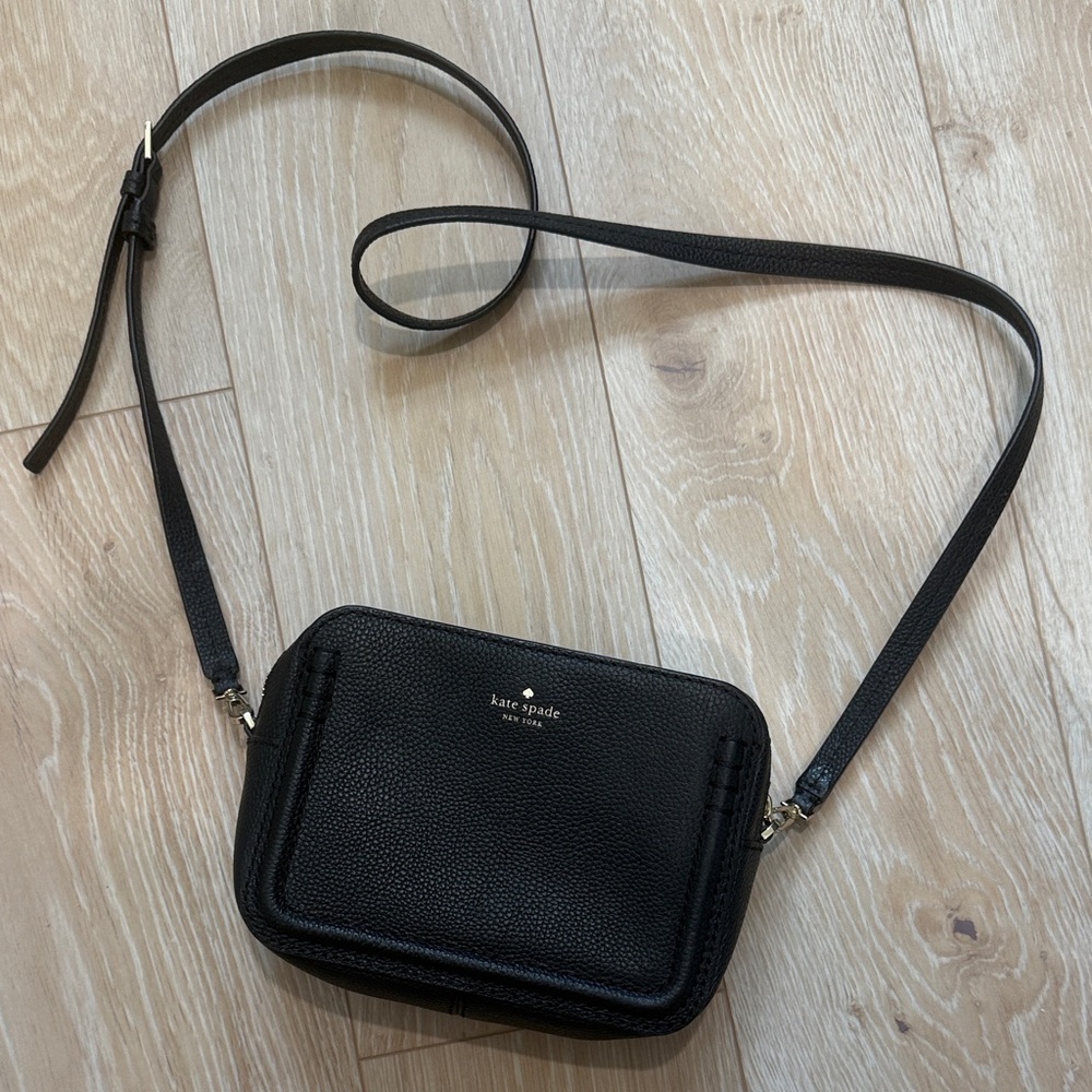Kate Spade Black Leather Crossbody